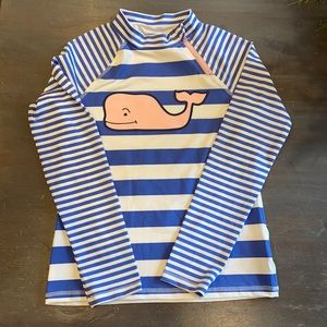 Vineyard Vines for Target sold-out blue and white striped rash guard